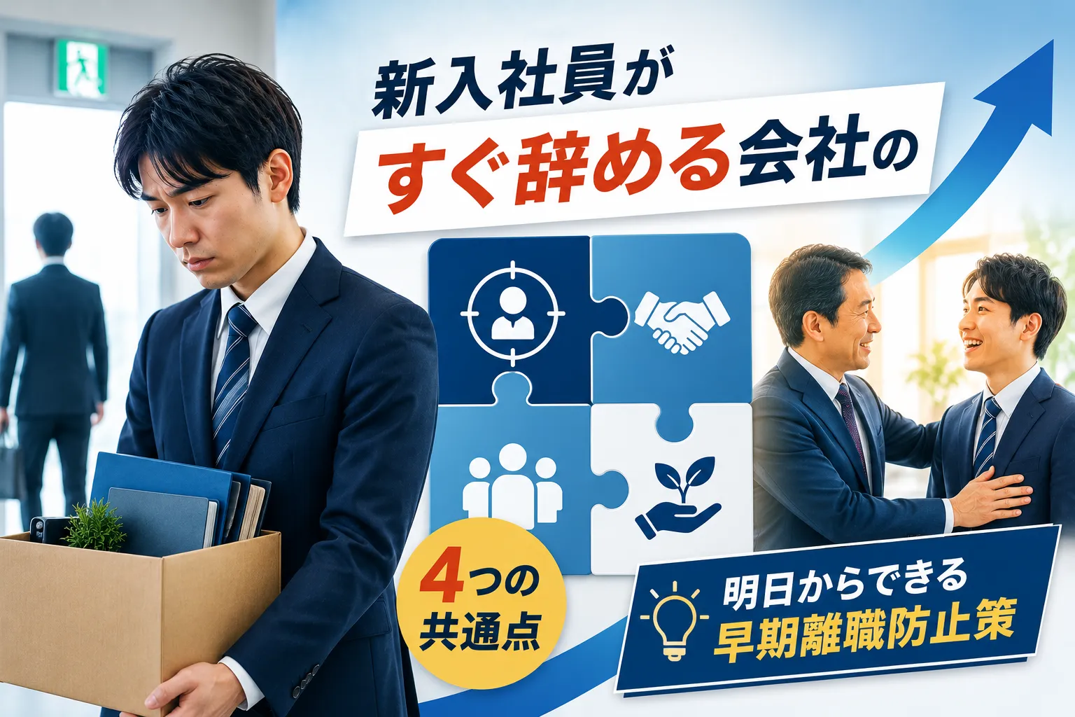 新入社員がすぐ辞める理由と対策