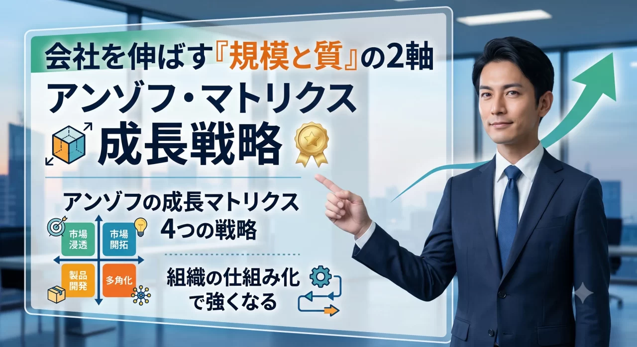 会社を成長させる4つの方法