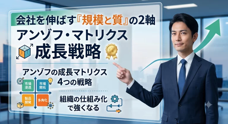 会社を成長させる4つの方法
