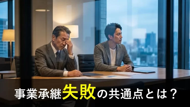 事業承継失敗の共通点