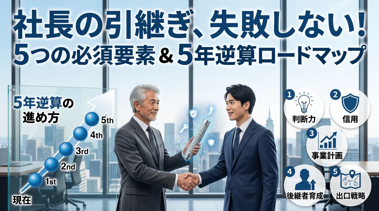 社長の引き継ぎ