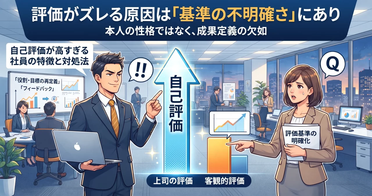 自己評価が高い人