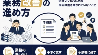 業務改善とは？進め方6ステップとフレームワーク5選