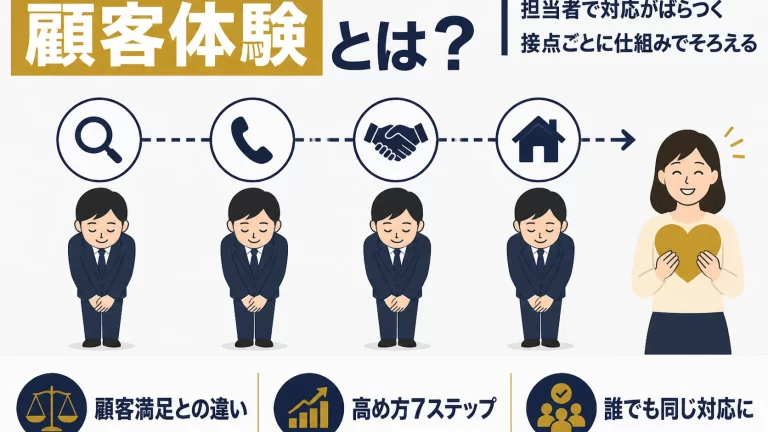 顧客体験（CX）とは？意味と中小企業での高め方7ステップ